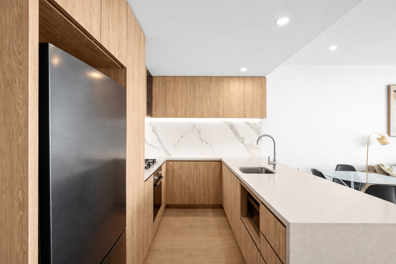 Solace living area with ocean views